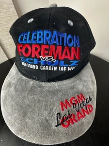 Forman vs. Scholz MGM Las Vegas Vintage Boxing Snapback Hat Cap NEW Unworn 1995 - Picture 1 of 6