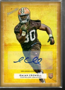 B1280- 2014 Topps Turkey Red Autographs #54 Isaiah Crowell Auto ( ROOKIE CARD) - Picture 1 of 2