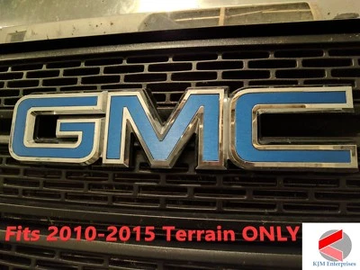Juego de superposición de emblema GMC TERRAIN Precortado CALCOMANÍAS para 2010 2011 2012 2013 2014 2015 Foto 1 de 4