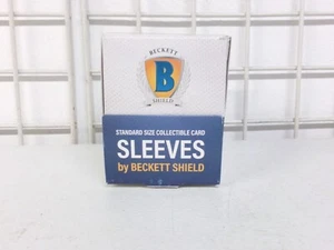 BECKETT SHIELD STANDARD SIZE CARD SLEEVES  15 PACKS OF 100 CARD SLEEVES NEW! #OS - Picture 1 of 5