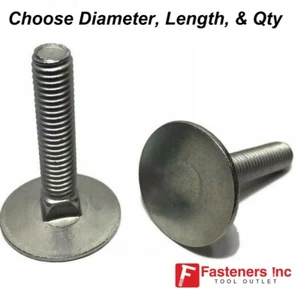 Stainless Steel Elevator Bolts (All Sizes & Qty's) 18-8 / 304 Grade - Picture 1 of 7