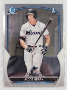 Five Jacob Berry Prospect Card Lot - See Description - Miami Marlins - Picture 1 of 8