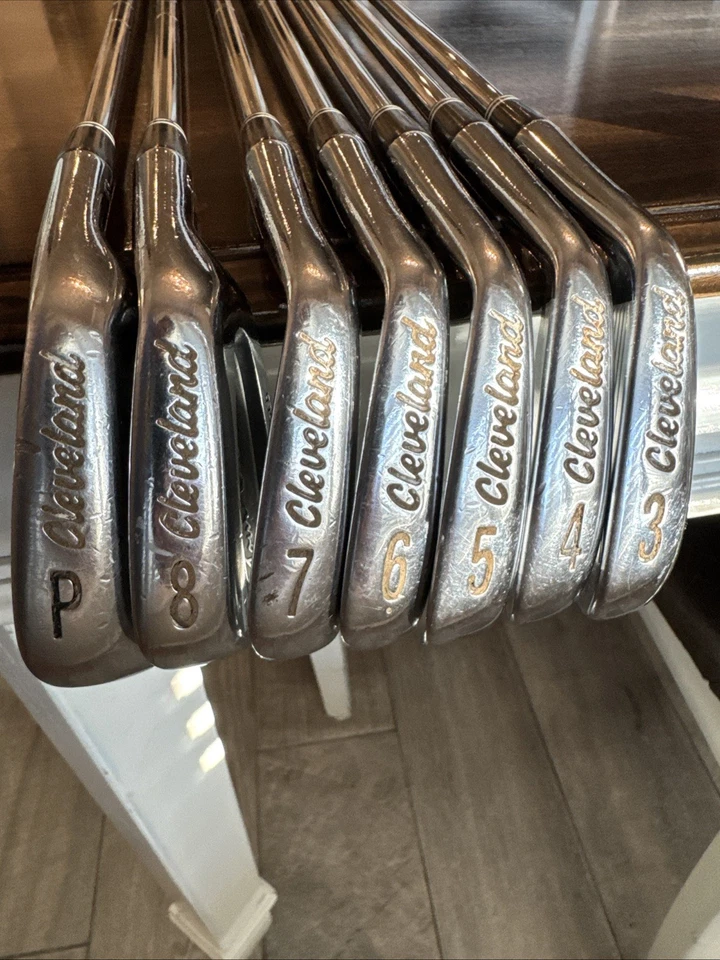 Cleveland TA3 Tour Action Form Forged 3-8 & PW Dynamic Gold S300 Stiff Flex Set - Image 1 of 4