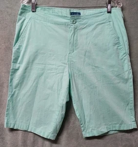 Caribbean Joe Women's Size 10 Mint Green Bermuda Shorts - 33" Waist - Picture 1 of 11
