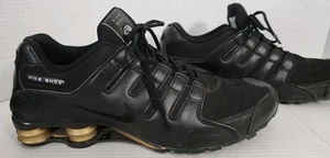 Nike Shox NikeID Glacier Ice Style Men's Sneaker Size 14 Black Gold Running Shoe - Picture 1 of 7