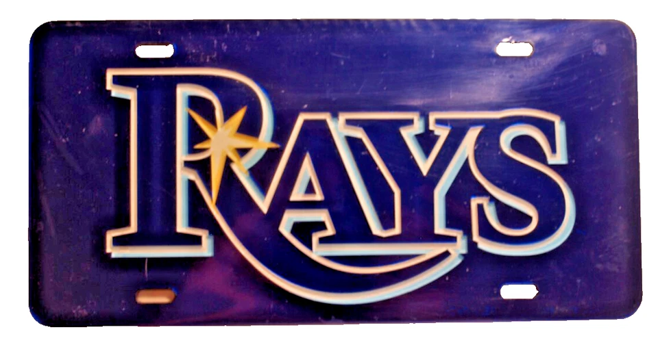 Tampa Bay Rays Acrylic License Plate - Image 1 of 1