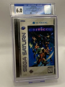 CGC 6.0 B Criticom Sega Saturn Long Box 1996 Factory Sealed NEU - RARE GRAIL - Bild 1 von 17
