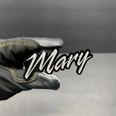 Insignia emblema acrílico coche corte lazer personalizado multicolor nombres texto personalizados LOGOTIPO Foto 1 de 4