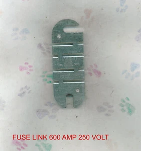 SHAWMUT RINNOVO FUSIBILE LINK 600 AMP 250 VOLT FUSIBILE LINK - Foto 1 di 3