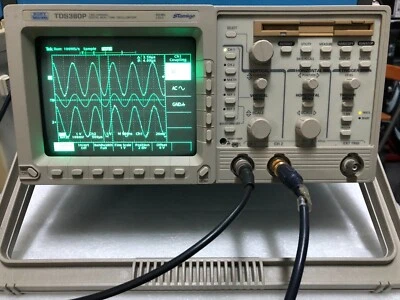 Sony Tektronix TDS380P 400MHz 2GS/s Digital Oscilloscope, w/GPIB, RS232, Printer - Image 1 of 4