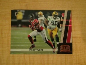 2011 Panini Threads Gold Roddy White Atlanta Falcons 060/100 Card #8 - Picture 1 of 2