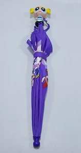 RARE!!! Powerpuff Girls Purple Umbrella Bubbles Handle Hearts & Hugs - Picture 1 of 10