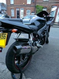 Yamaha YZF-R6 2003-2005 Acero Inoxidable Tri Carbono Salida MTC CARRETERA LEGAL/CARRERA Escape - Imagen 1 de 4