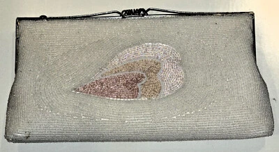 Японский винтажный кимоно сердце Дамская сумка застежки - Изображение 1 из 3