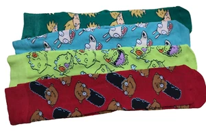 Viacom 4 Pairs Character Novelty Casual Crew Socks 2021 #D9 - Picture 1 of 1