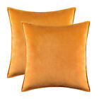 Velvet Cushion Covers Meridian Piped Large Cushions Cover 18