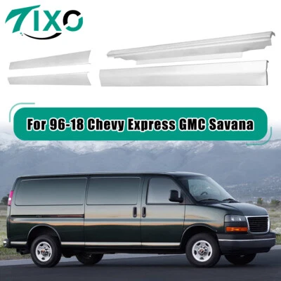 Slip-On Rocker Panel Left & Right Side For 1996-18 Chevy Express GMC Savana Van  - Image 1 of 4