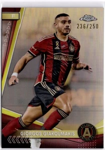 Giorgos Giakoumakis 2024 Topps Chrome MLS Rose Gold Refractor #7 AU #236/250 - Picture 1 of 2