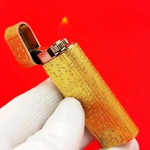 😍 CARTIER 😍18K / 750 YELLOW GOLD -  VINTAGE SWISS MADE - GAS LIGHTER  #SR