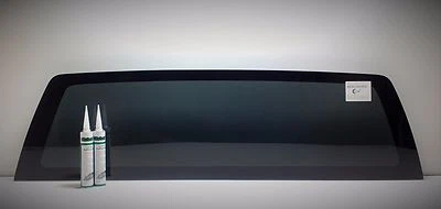 Fit 2007-2014 GMC Sierra 2500 3500 Back Glass Window Stationary NonHeat - Image 1 of 4