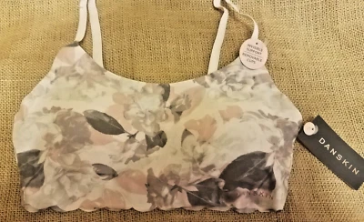 Sutiã pulôver laser íntimo Danskin com borda vieira tamanho P sem costura - Imagem 1 de 4