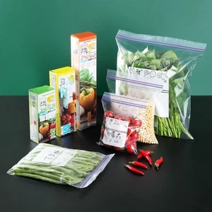 Leakproof Plastic Sealed Bag For Fruits Grains Vegetables Meat - Picture 1 of 15