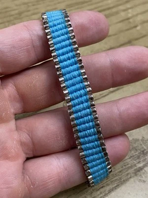 LINKS OF LONDON 925 STERLING SILVER DESIGNER SIGNED CORD FRIENDSHIP BRACELET - Image 1 of 4