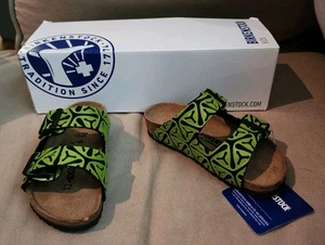 Birkenstock Arizona Kinder Sandale Seaweed schwarz grün Gr. 26 schmal US 8 - NEU - Bild 1 von 8