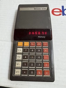 Vintage Litronix 2230 / 2235 Speicherrechner Vintage getestet funktioniert - Bild 1 von 4
