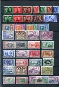 COMMONWEALTH Early MH Lot Omnibus etc 80 Stamps - Picture 1 of 2
