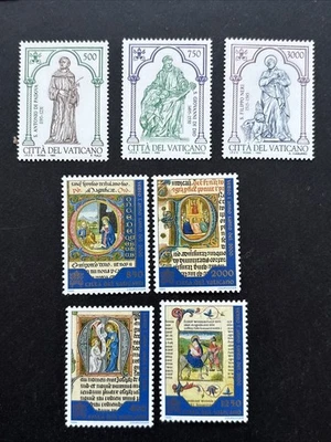 56531 Vatican Stamp Sc 993/ / 999 2 Complete Full Sets 7 MNHOG Very Nice SP* - Image 1 of 2