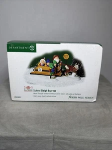 DEPT 56 Schulschlitten Express 56837 Nordpol Serie 56.56837 mit Box (BESCHREIBUNG LESEN) - Bild 1 von 4