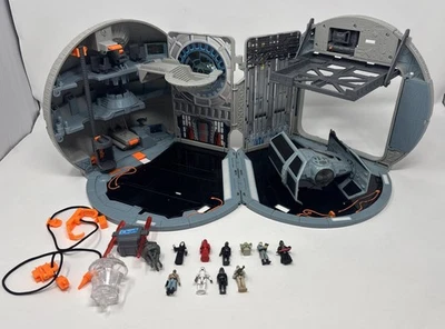 星球大战死星玩具套装微型机器 1996 年动作舰队假发和战斗机 — 第 1/4 张图片