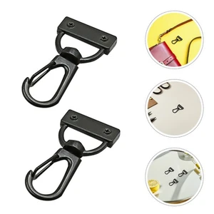  25 PCS Web Joint Buckles Keychain Clasps Double Opening Snap Hooks - Picture 1 of 18
