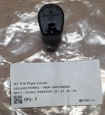 Cubierta de tubo de llenado de transmisión Mercedes-Benz 140-270-00-91 Foto 1 de 2