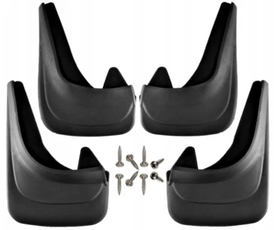4x Schmutzfänger Schmutzschutz Schwarz Vorne+Hinten Chevrolet Malibu - Bild 1 von 2