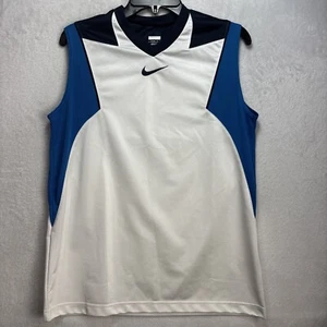 Nike Flight Sleeveless Shirt Jersey Basketball Youth Boys Size Large White 14/16 - Picture 1 of 6