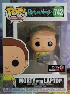 Funko Pop! Animación: Figura de vinilo Morty con computadora portátil #742 (GameStop Exc) - Imagen 1 de 6