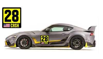 Puerta Personalizada Pista de Carreras Rally Coche Deportivo Número Color Impresión Adhesivo Gráfico Foto 1 de 4