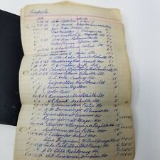 Wardan Clothing Company Salesman Notebook Contacts Receipts Vintage 1930s