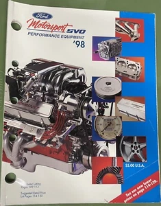 Ford Motorsport SVO Performance Equipment Catalog 1998 - Picture 1 of 12