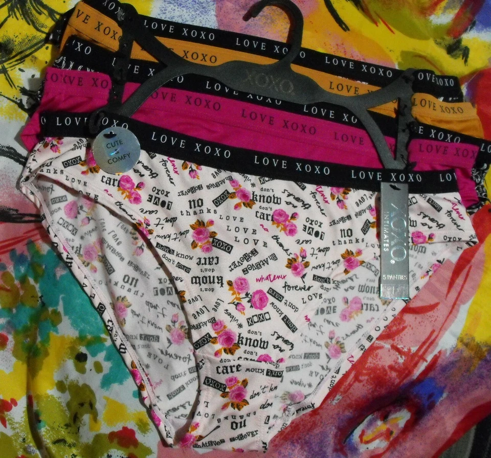 5 NUEVAS BRAGAS DE BIKINI XOXO INTIMATES XO8562 A LINDAS Y CÓMODAS MF FIRMA CINTURA L Foto 1 de 1