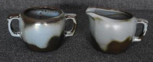 LOVELY VINTAGE FRANKOMA PRAIRIE GREEN CREAMER AND SUGAR #1 - Picture 1 of 7