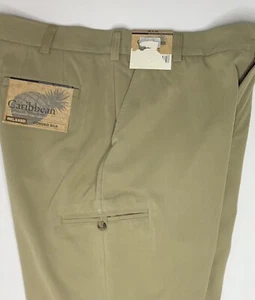 Pantalones de seda con cable de colección Caribbean Roundtree & Yorke para hombre •W36 L32 *Nuevos con etiquetas - Imagen 1 de 6