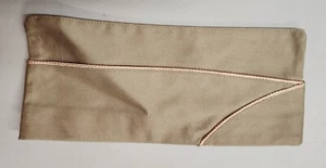 Vintage US EM QUARTERMASTER Piped Garrison - Overseas Cap / BEAUTY!! #39 - Picture 1 of 5