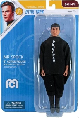 Star Trek Sci-Fi Mr. Spock 8" Action Figure Mego Toys Collection - Imagen 1 de 4
