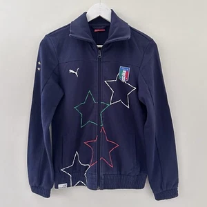 Puma Italia Football / Soccer Woman’s Full Zip Sweater Jumper - Size Medium - Au - Picture 1 of 11