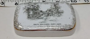 Antique Carlsbad Austria Souvenir Onset Mass Paperweight C H Macy Store *Macy's* - Picture 1 of 7
