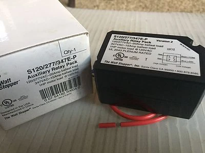 Watt Stopper S120/277/347E-P Auxiliary Relay Pack New Old Stock