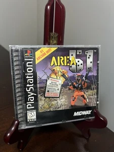 AREA 51 (Sony PlayStation 1, 1996) PS1 Complete Black Label CIB Tested Working - Picture 1 of 11
